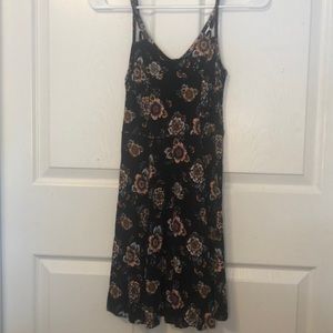 Mudd Black with Flower Print Dress